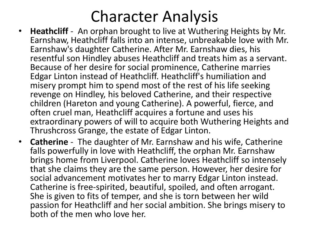 wuthering heights summary